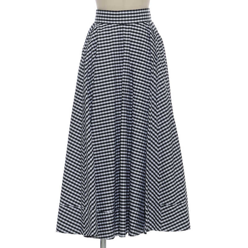 マディソンブルー ギンガムチェック ギャザースカート XSサイズ - スカート